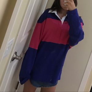 zara oversized polo long sleeve